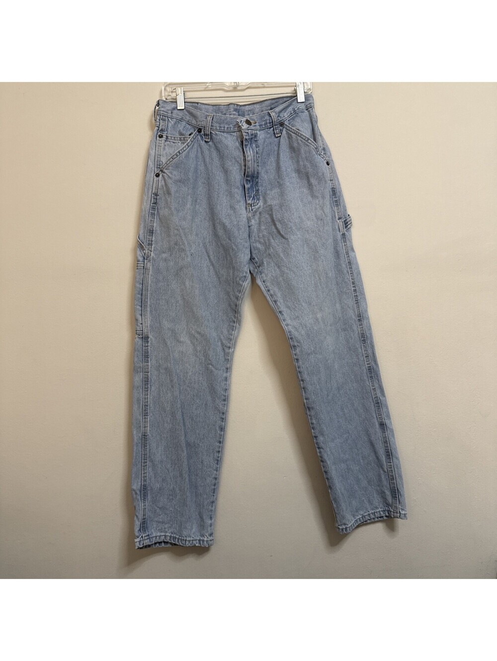Wrangler Carpenter Jeans Men’s 32x32 Light Wash Baggy Y2K Skater Workwear